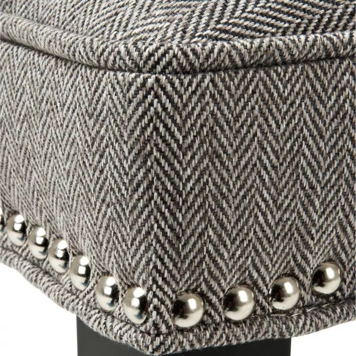 Scaun Dining Bermuda Herringbone Brown Grey 108949, Eichholtz