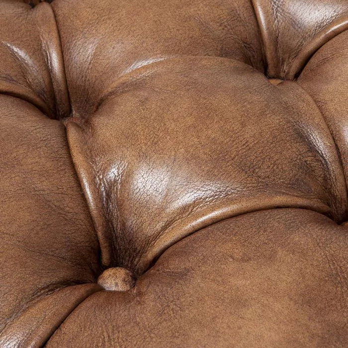 Bancă York Tabacco Leather 109093, Eichholtz