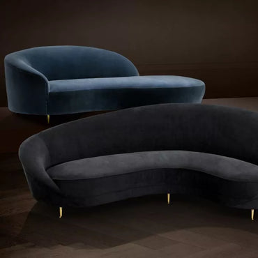 Canapea Khan Cameron Faded Blue 110296, Eichholtz