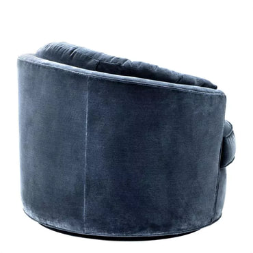 Fotoliu Rotativ Recla Cameron Faded Blue Mademoiselle Blue 110307, Eichholtz