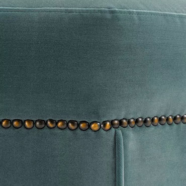 Taburet Bombay Cameron Deep Turquoise Cream 111789, Eichholtz