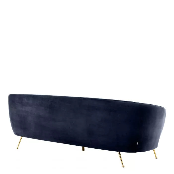 Canapea Orion Savona Midnight Blue Velvet 111831U, Eichholtz