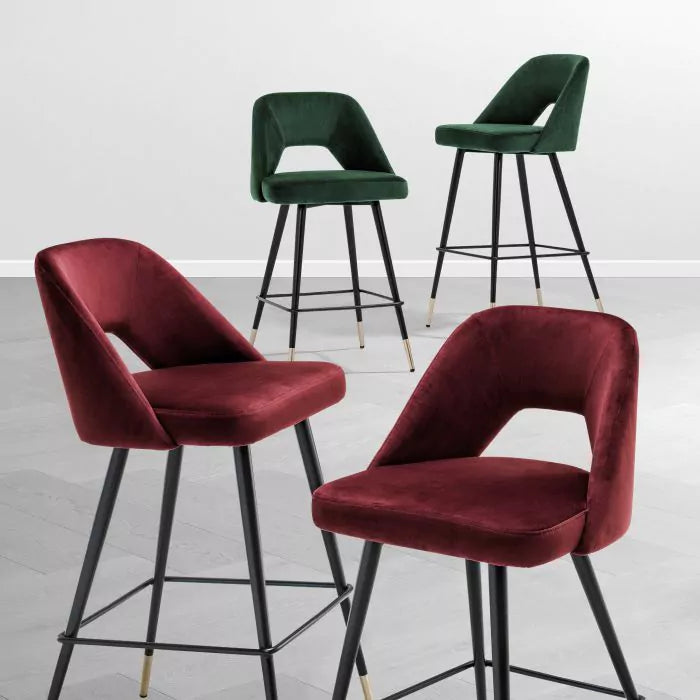 Scaun Avorio Roche Green Velvet 112055, Eichholtz