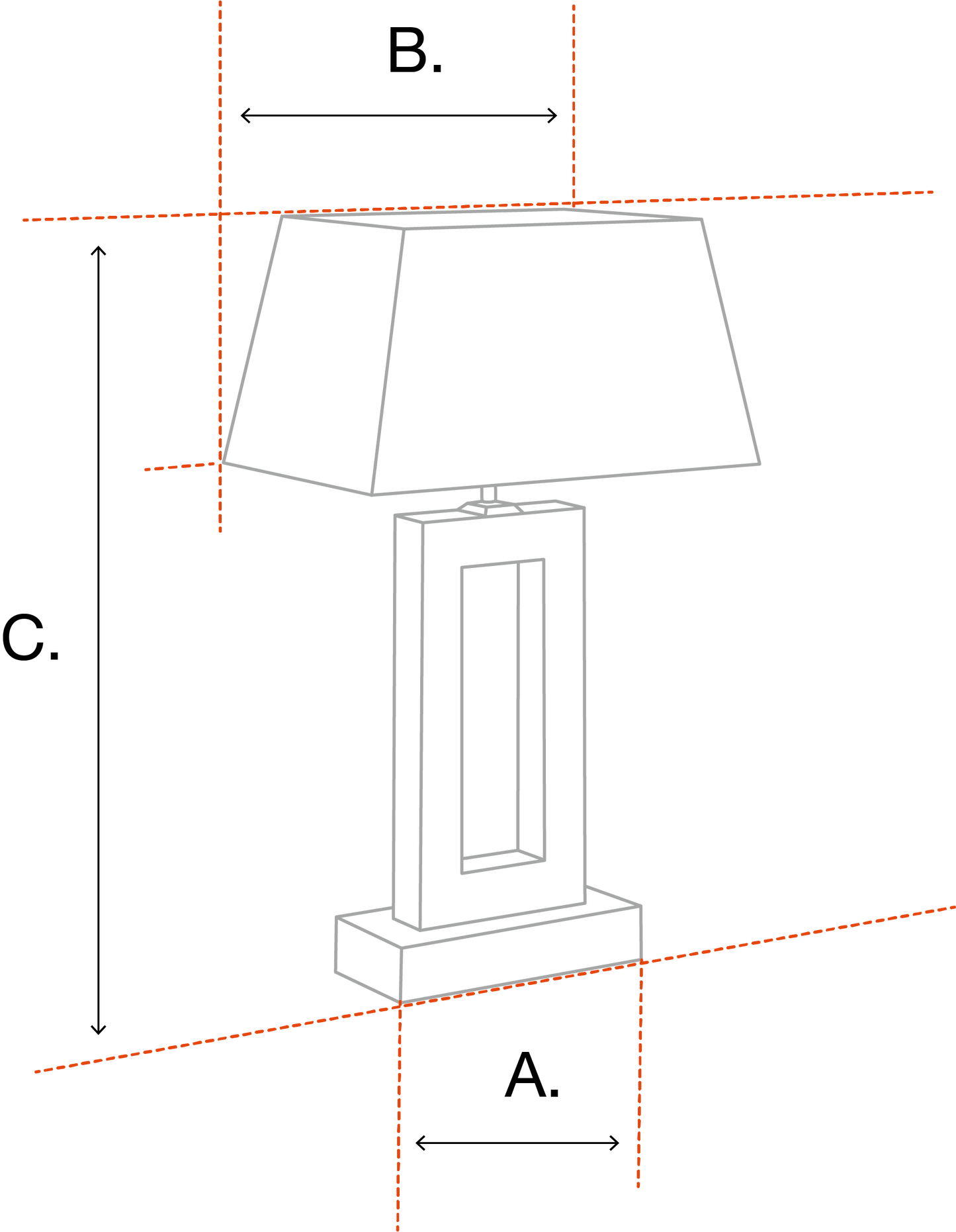 Veioză Mandarin 112319, Eichholtz
