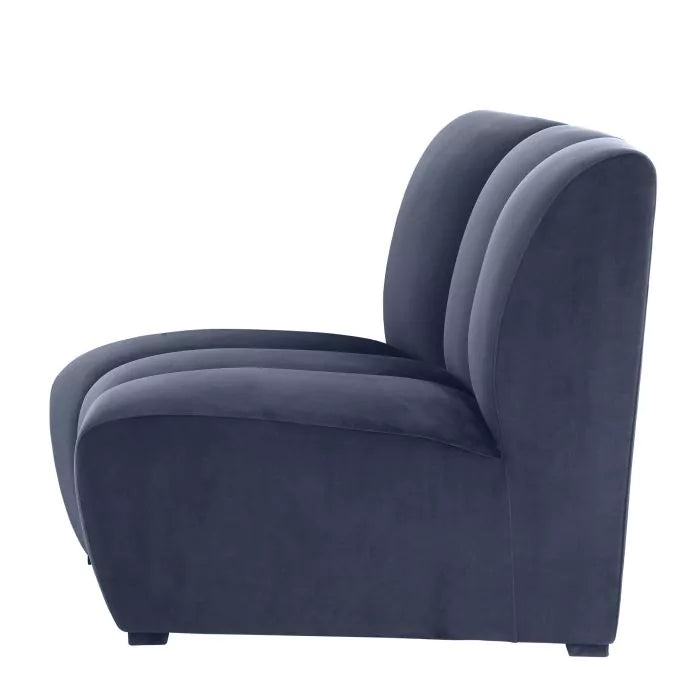 Modul Canapea Lando savona Midnight Blue Velvet 112689U, Eichholtz