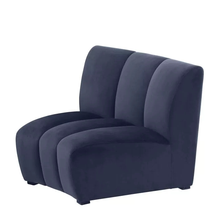 Modul Canapea Lando savona Midnight Blue Velvet 112689U, Eichholtz