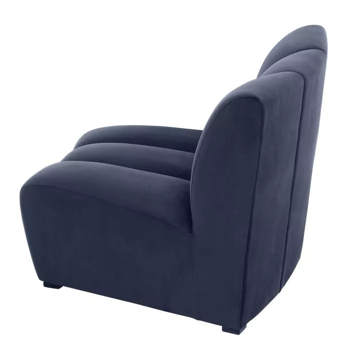 Modul Canapea Lando savona Midnight Blue Velvet 112689U, Eichholtz