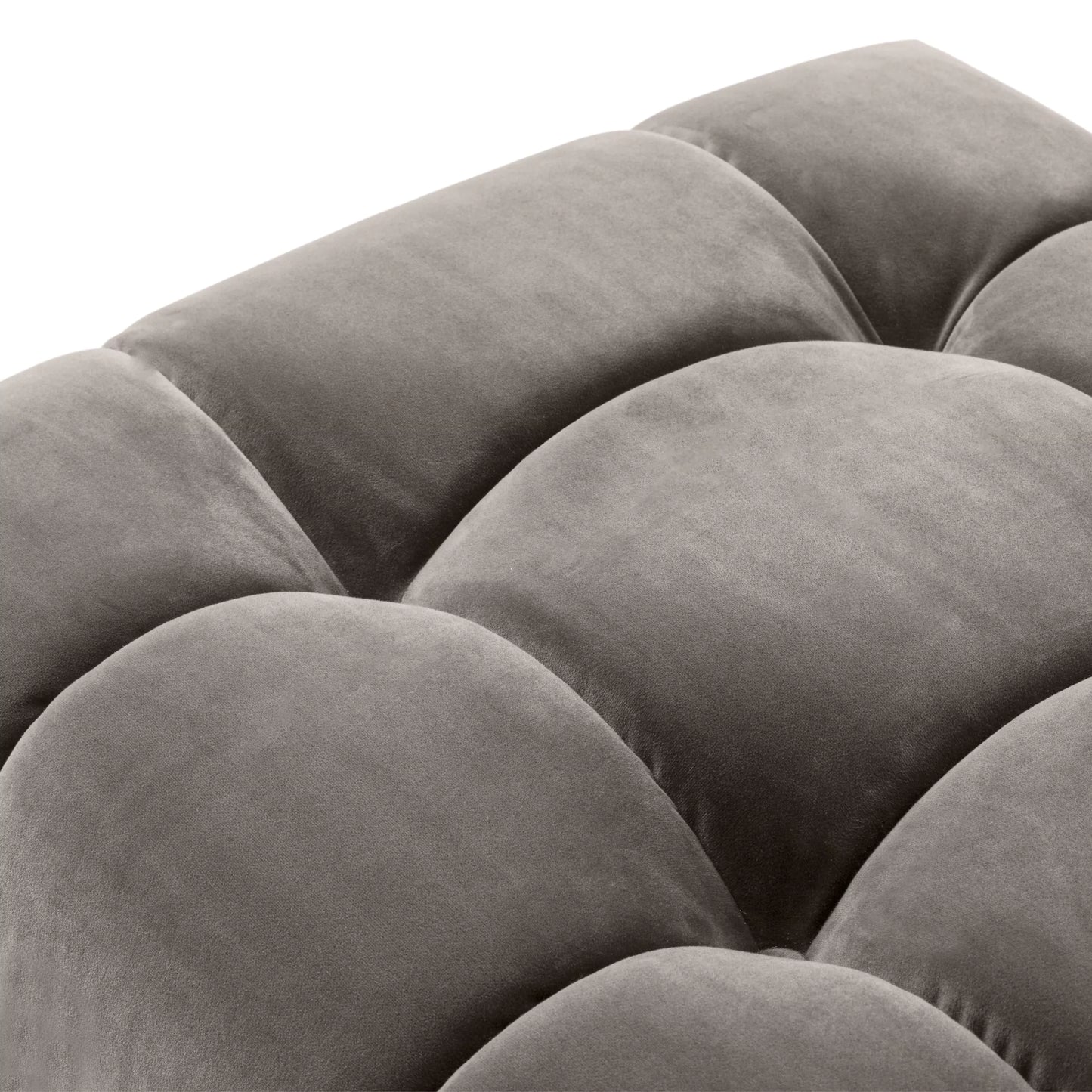 Bancă Sienna Savona Grey Velvet 113200, Eichholtz