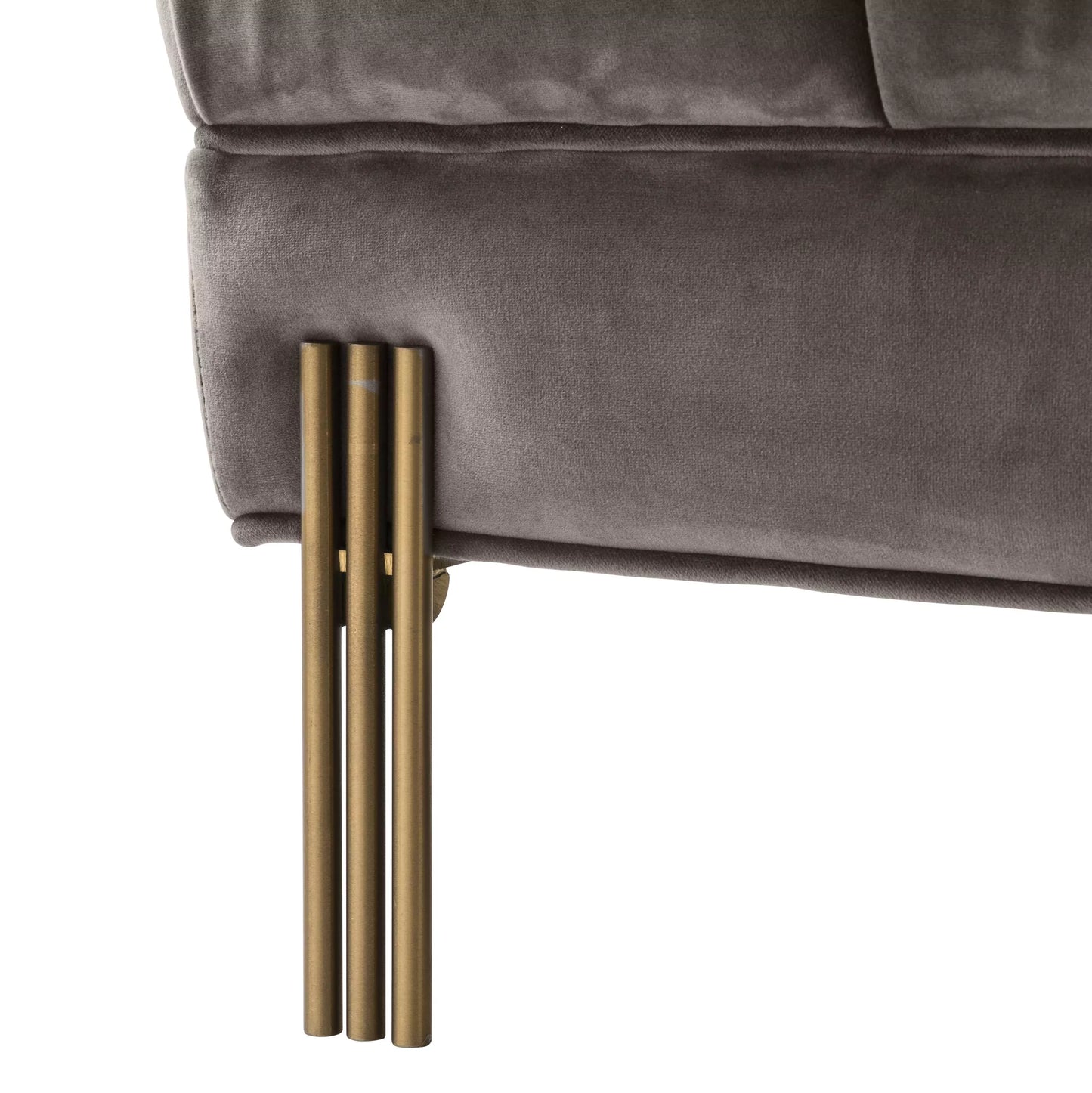 Bancă Sienna Savona Grey Velvet 113200, Eichholtz