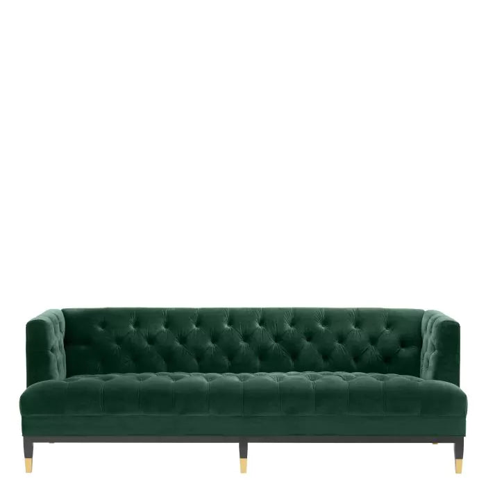 Canapea Castelle Roche Dark Green Velvet 113419, Eichholtz