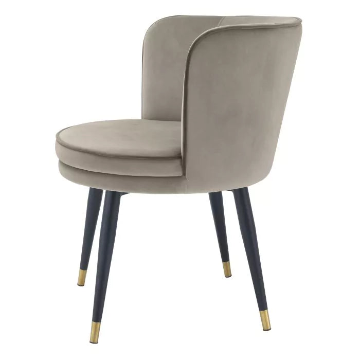 Scaun Dining Grenada Greige Velvet 113540, Eichholtz