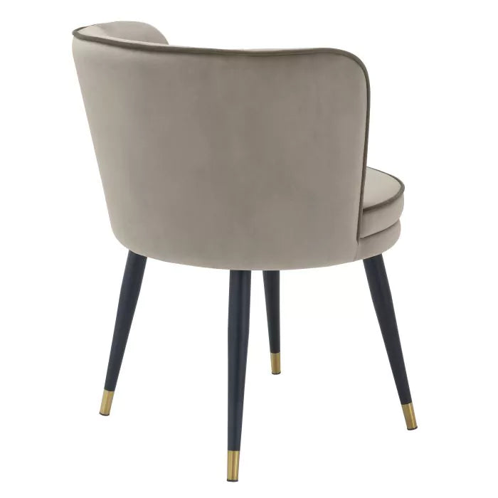 Scaun Dining Grenada Greige Velvet 113540, Eichholtz