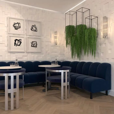 Modul Canapea Hillman Savona Midnight Blue Velvet 113625, Eichholtz