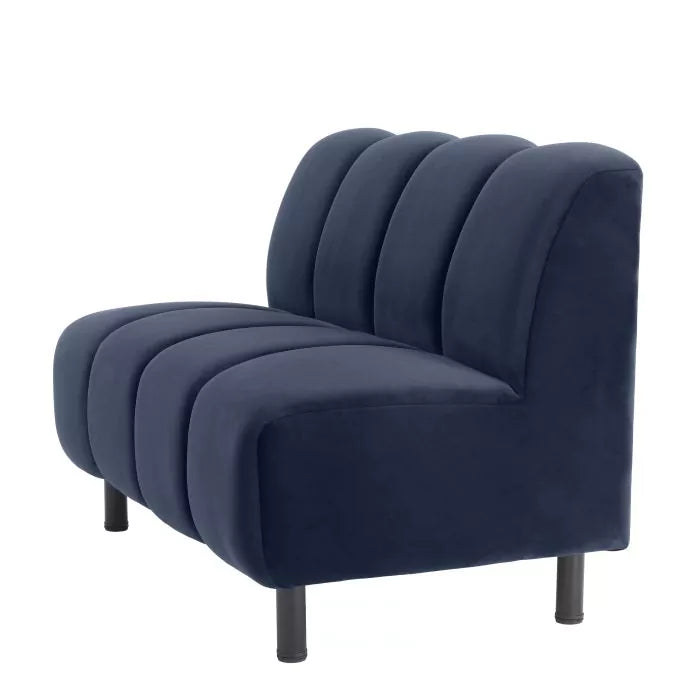 Modul Canapea Hillman Savona Midnight Blue Velvet 113625, Eichholtz