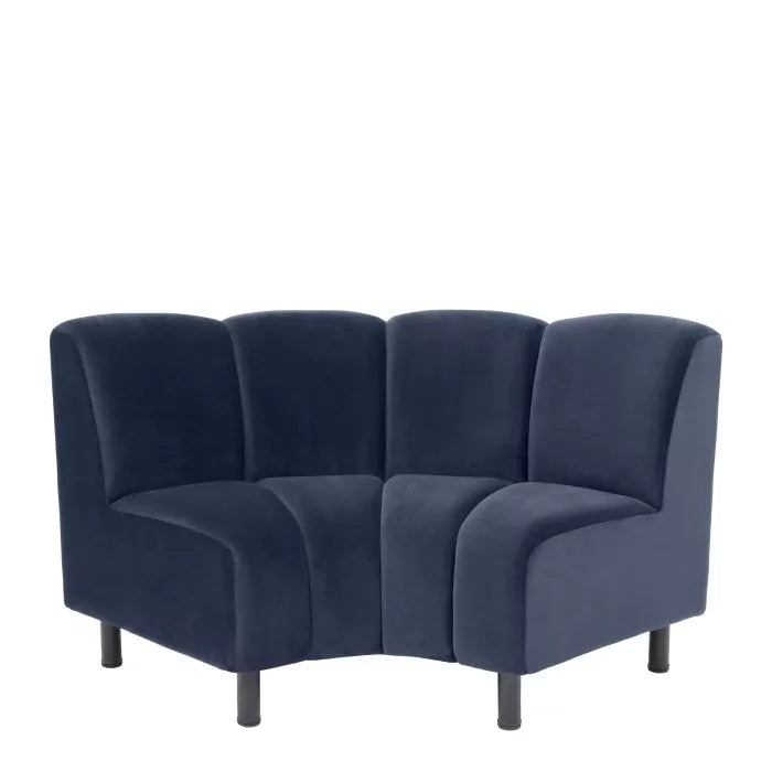 Modul Canapea Hillman Savona Midnight Blue Velvet 113626, Eichholtz