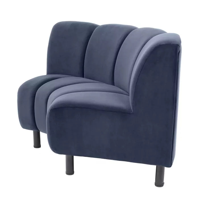 Modul Canapea Hillman Savona Midnight Blue Velvet 113626, Eichholtz