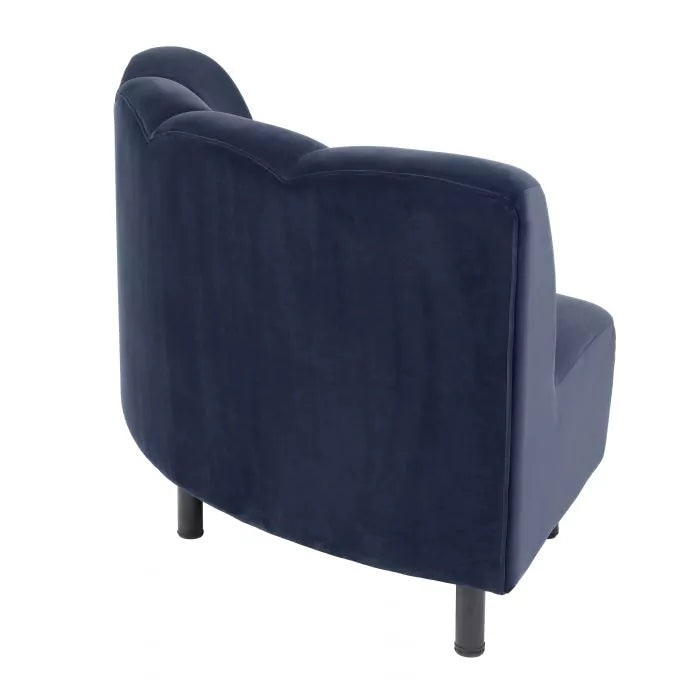 Modul Canapea Hillman Savona Midnight Blue Velvet 113626, Eichholtz
