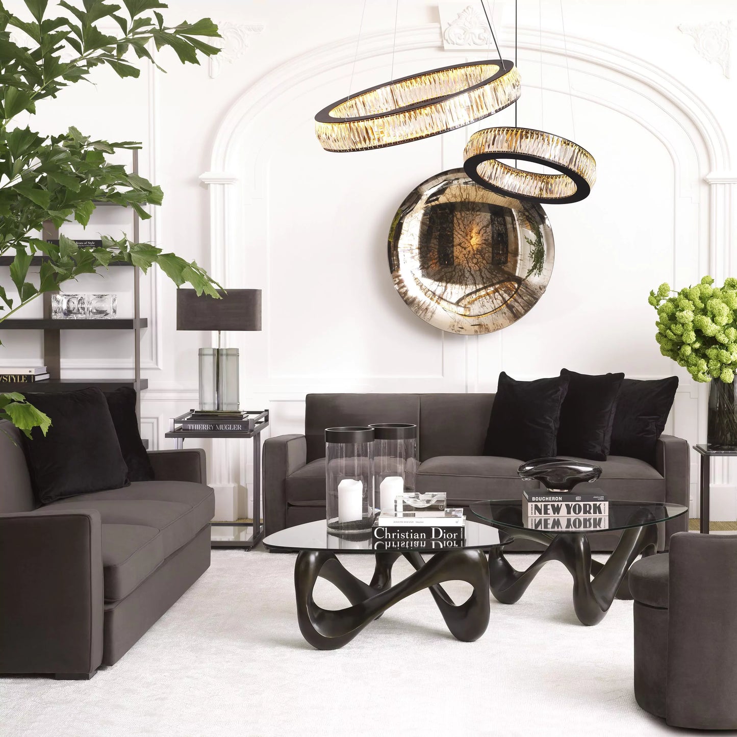 Candelabru Vancouver Black S 113769, Eichholtz