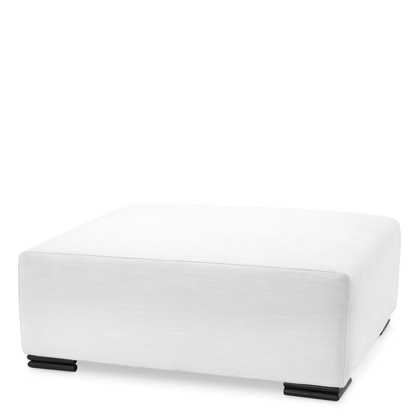 Taburet Ottoman Clifford Avalon White 113771, Eichholtz