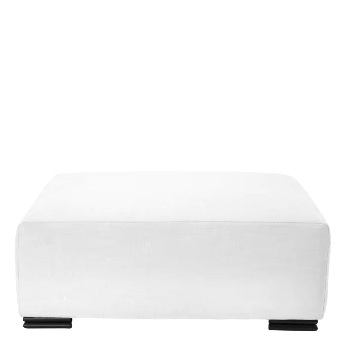 Taburet Ottoman Clifford Avalon White 113771, Eichholtz