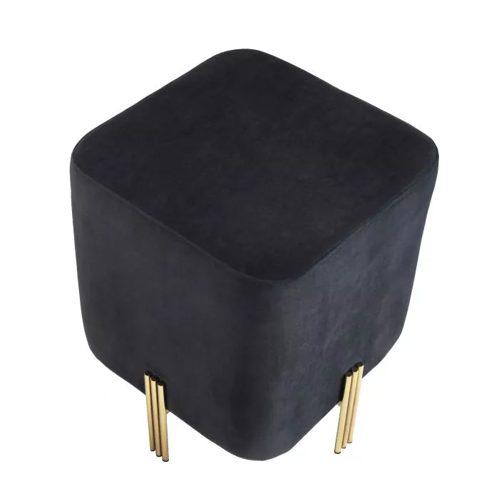 Taburet Buenett Savona Roche Black Velvet 113781, Eichholtz