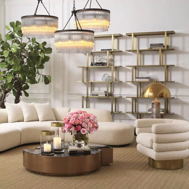 Fotoliu Pivotant Maguire Boucle Cream 113939, Eichholtz