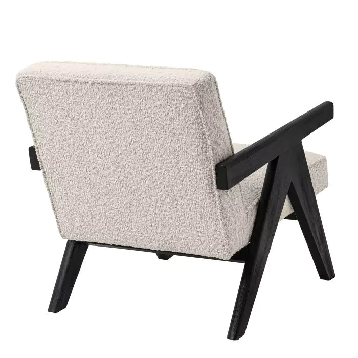 Fotoliu Greta Boucle Cream 113996, Eichholtz