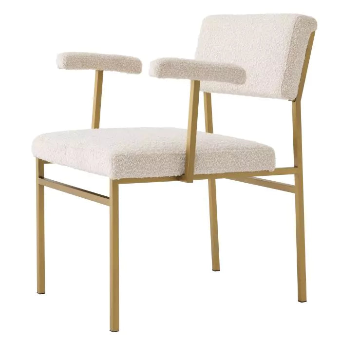 Fotoliu Dunmore Boucle Cream 114094, Eichholtz