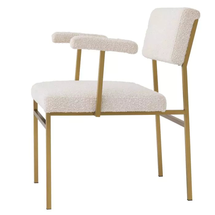 Fotoliu Dunmore Boucle Cream 114094, Eichholtz