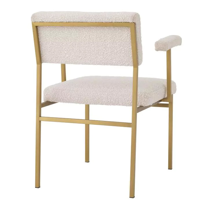 Fotoliu Dunmore Boucle Cream 114094, Eichholtz