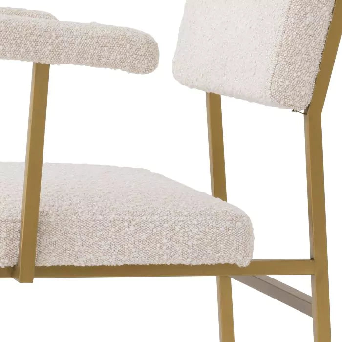 Fotoliu Dunmore Boucle Cream 114094, Eichholtz