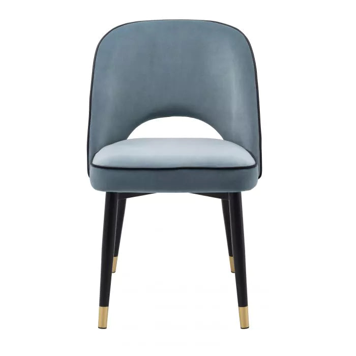Set Două Scaune Dining Cliff Blue Velvet 114301, Eichholtz
