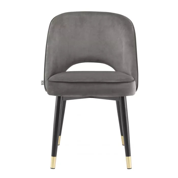 Set Două Scaune Dining Cliff Savona Grey Velvet 114313, Eichholtz