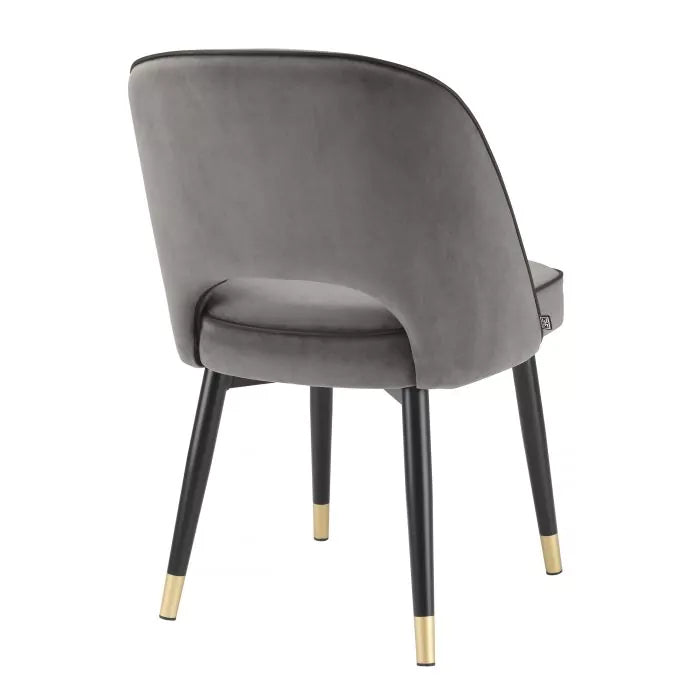 Set Două Scaune Dining Cliff Savona Grey Velvet 114313, Eichholtz