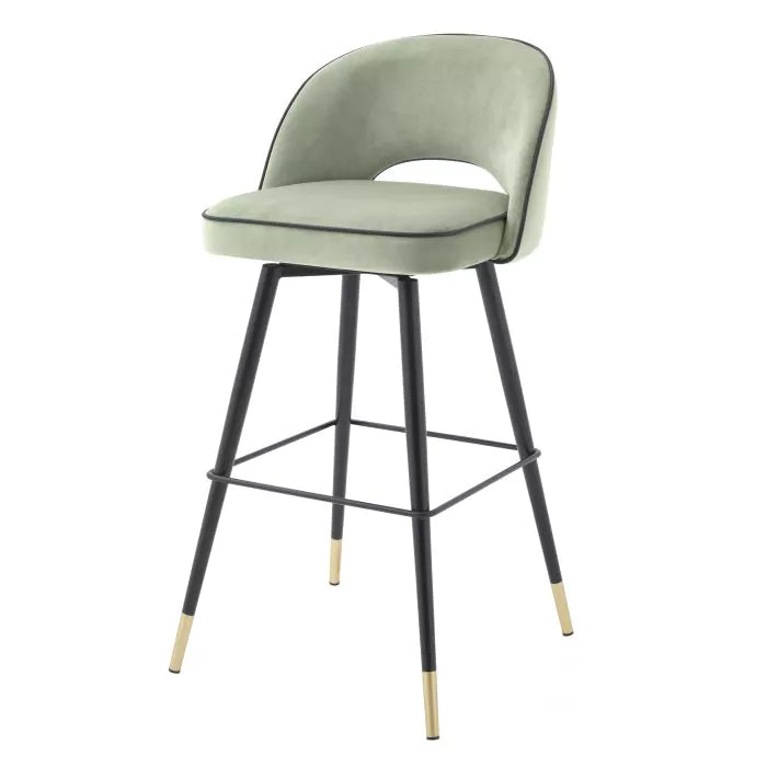 Set Două Scaune Cliff Savona Pistache Green Velvet 114314, Eichholtz