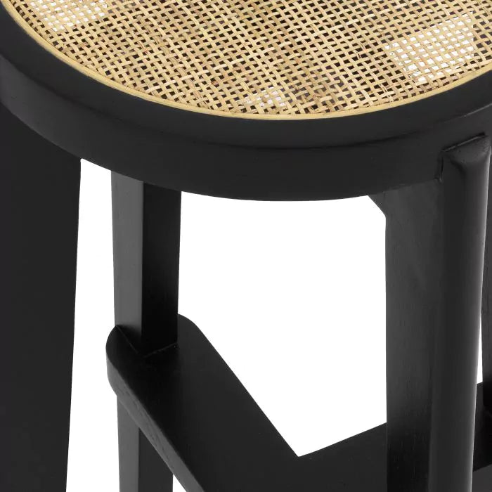 Scaun De Bar Doreau Classic Black 114382, Eichholtz