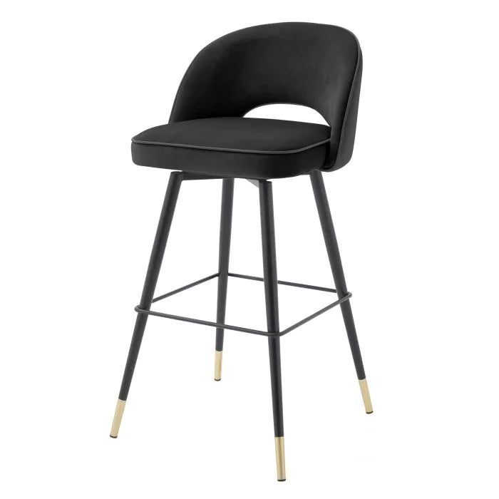 Set Două Scaune Cliff Roche Black Velvet 114574, Eichholtz