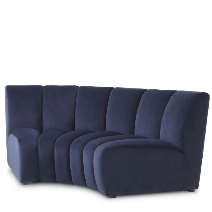 Modul Canapea Lando Corner Savona Midnight Blue Velve 115096, Eichholtz