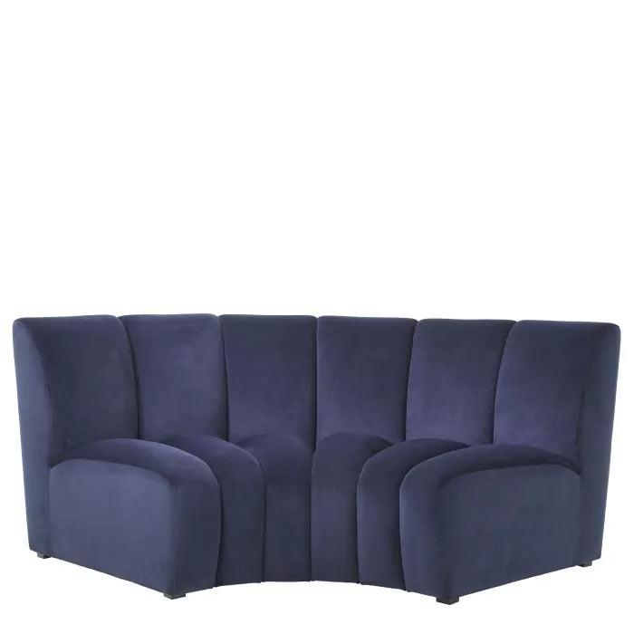 Modul Canapea Lando Corner Savona Midnight Blue Velve 115096, Eichholtz