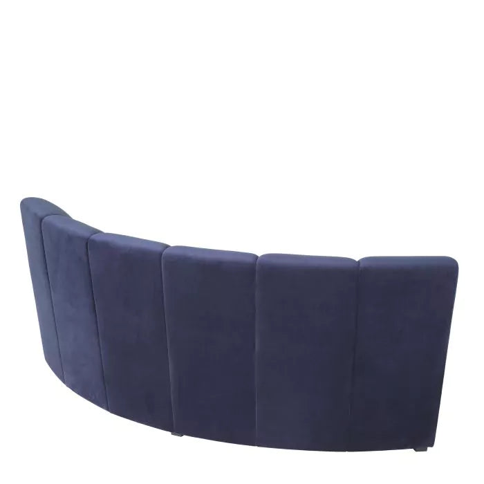 Modul Canapea Lando Corner Savona Midnight Blue Velve 115096, Eichholtz