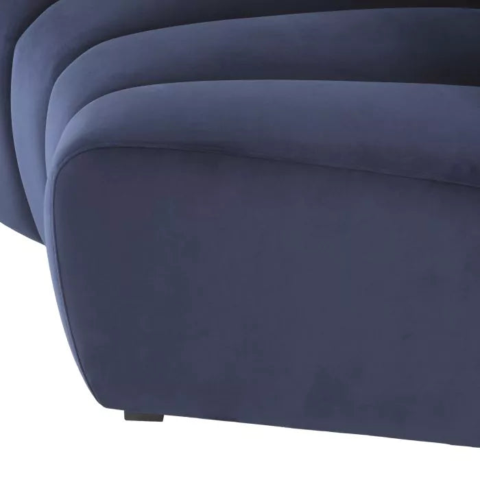 Modul Canapea Lando Corner Savona Midnight Blue Velve 115096, Eichholtz