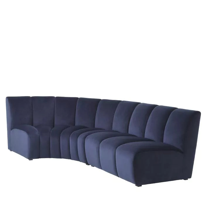 Modul Canapea Lando Corner Savona Midnight Blue Velve 115096, Eichholtz