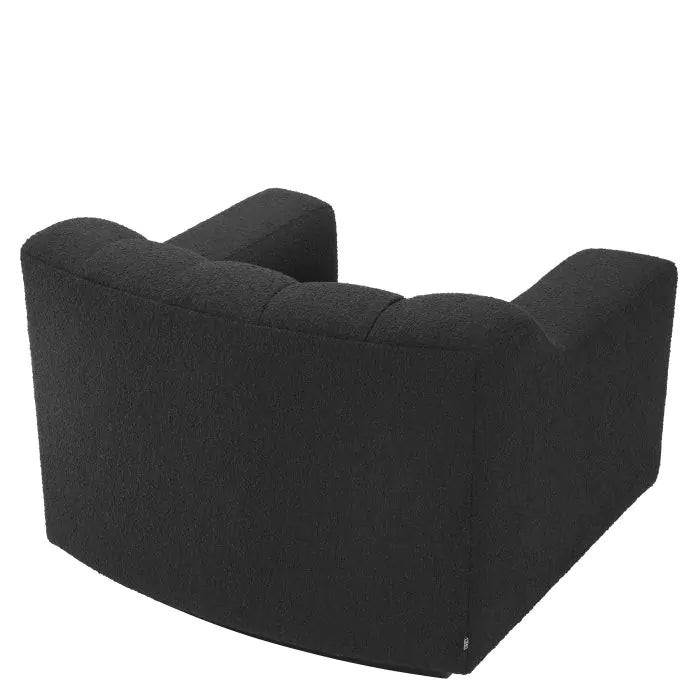 Fotoliu Kelly Boucle Black 115206, Eichholtz