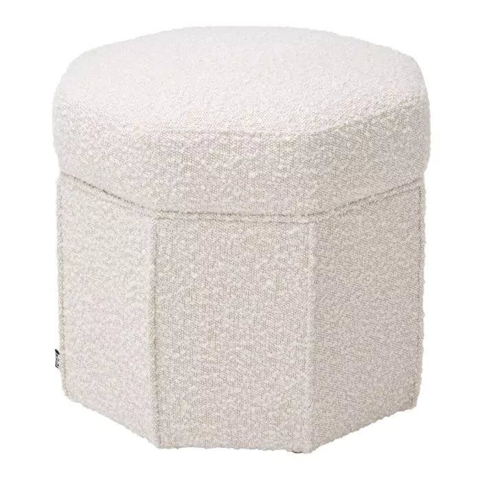 Taburet Bombay Boucle Cream 115225, Eichholtz