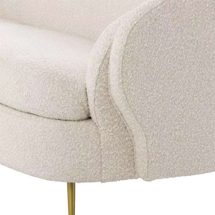 Canapea Orion Boucle Cream 115227, Eichholtz