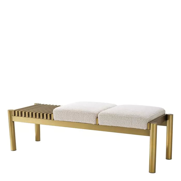 Bancă Bibi L Boucle Cream 115269, Eichholtz