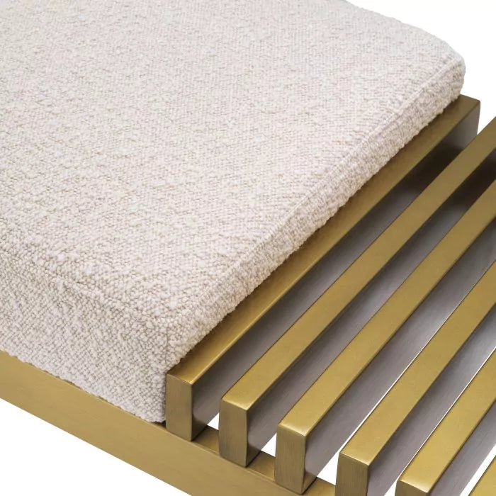 Bancă Bibi L Boucle Cream 115269, Eichholtz