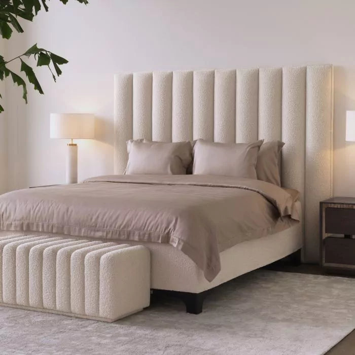 Tăblie Pat Mavone Boucle Cream 115314, Eichholtz