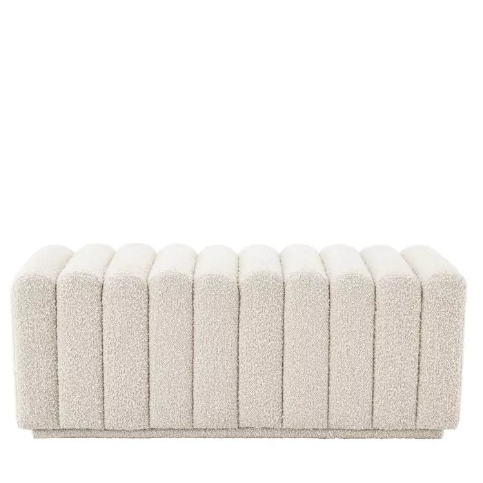 Bancă Bente Boucle Cream 115494, Eichholtz