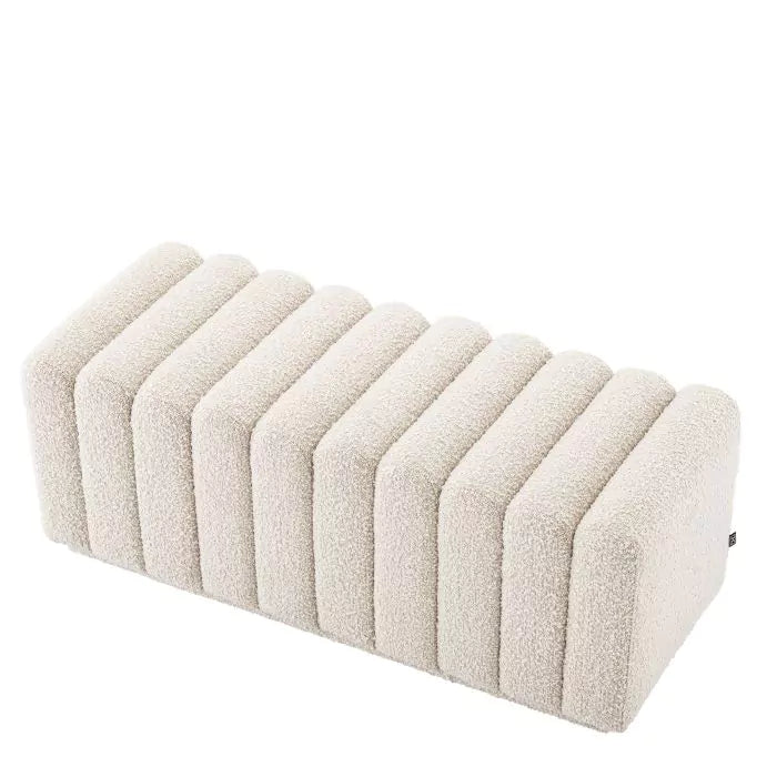 Bancă Bente Boucle Cream 115494, Eichholtz